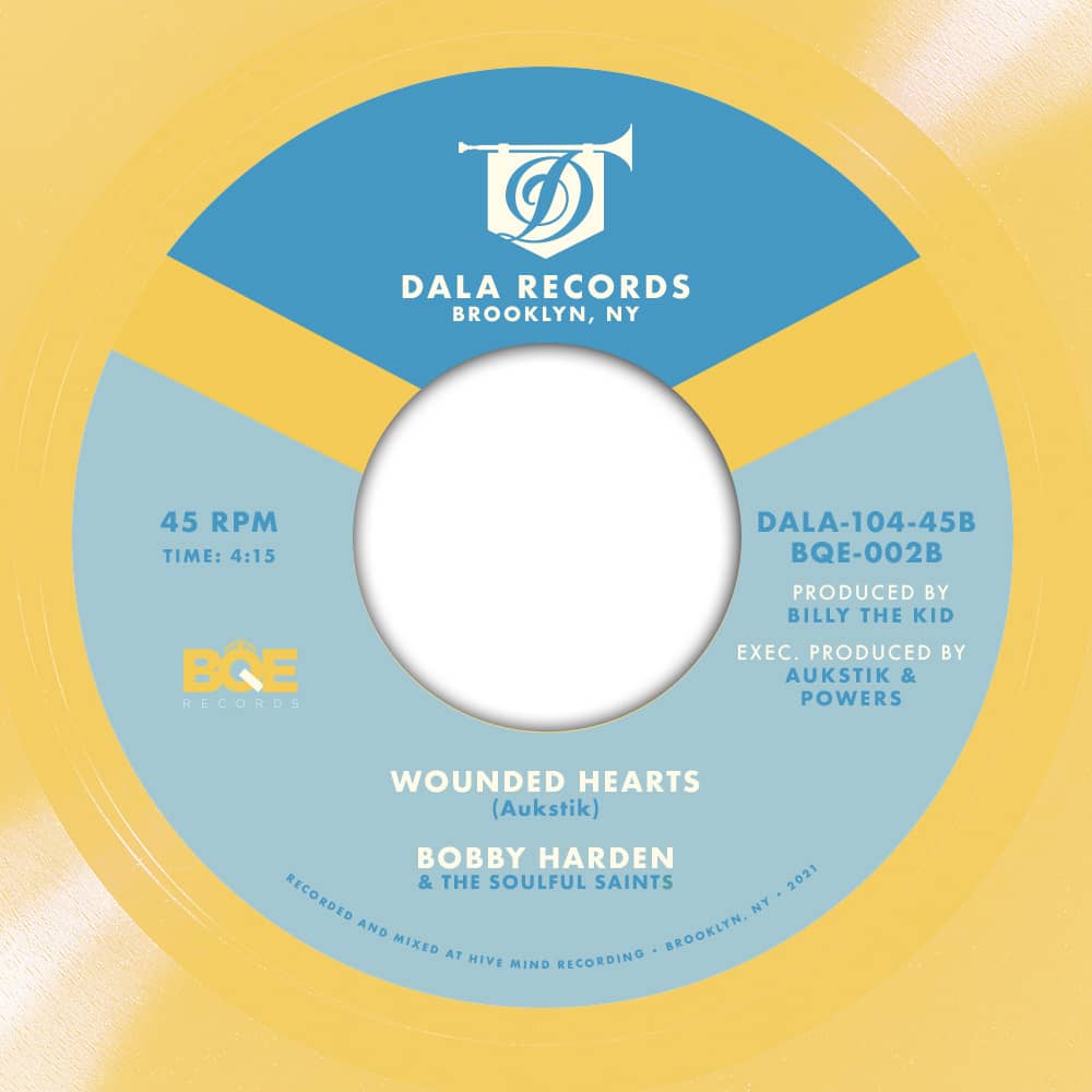 Bobby Harden & The Soulful Saints "Feels So Good / Wounded Hearts" 45